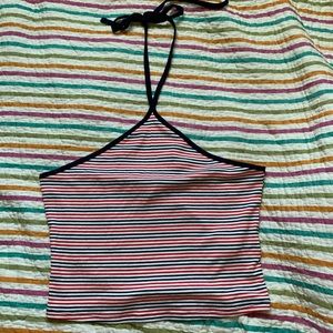 Tie up halter top